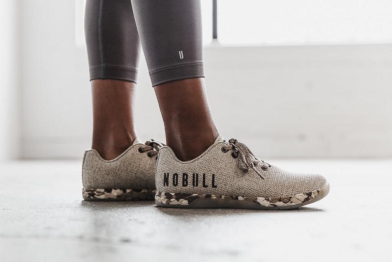 Dark / Grey Nobull Earth Heather Women's Trainers | CA O1887K